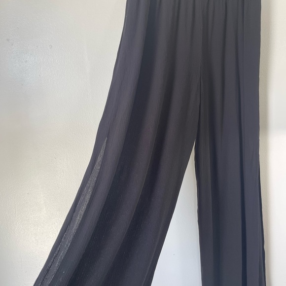 Kona Sol Women’s Swimsuit Cover Pants Black Size Small (4-6) Elastic Waistband - Picture 12 of 12